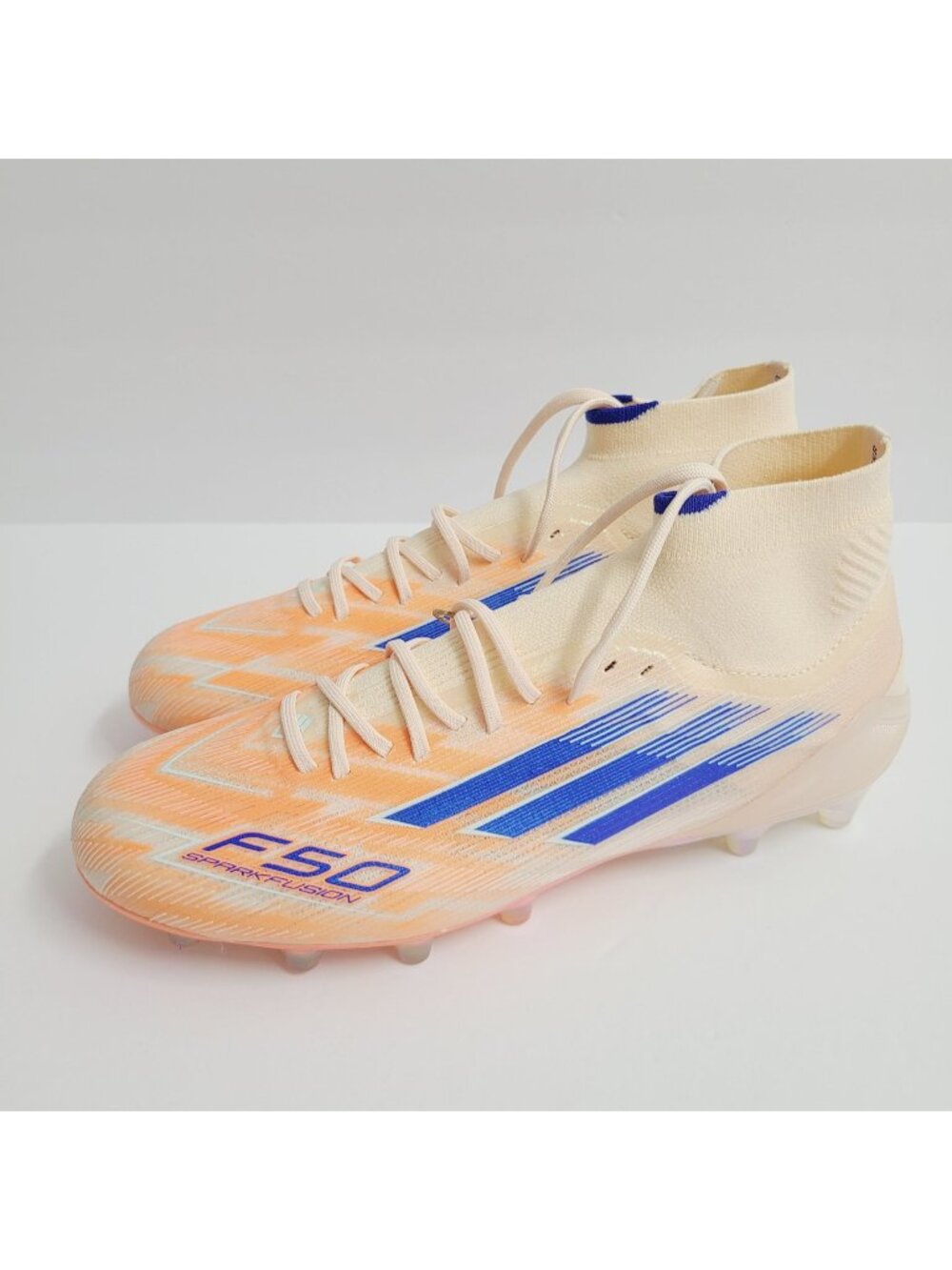 NEW Adidas Womens F50 Sparkfusion Elite Soccer Cleats JH7647 Size 6 Orange